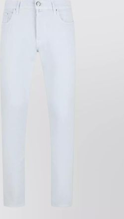 Jacob Cohen straight leg trousers belt loops five pockets