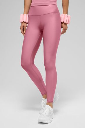 Alo | High-Waist Airlift Legging in Pink Wild Rose, Size: Medium