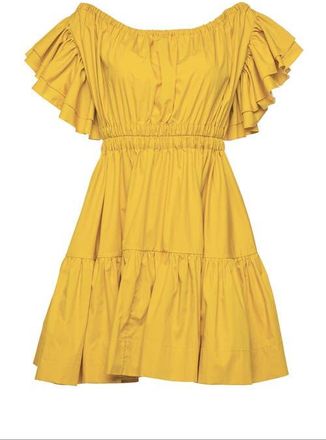 VASILIKI Ava Ruched Mini Dress in Mimosa at Nordstrom, Size Medium