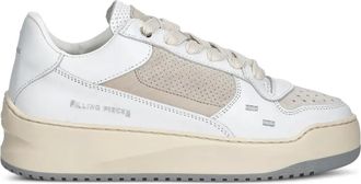 Filling Pieces Avenue Pixie sneakers met geperforeerd leren vlak - Wit