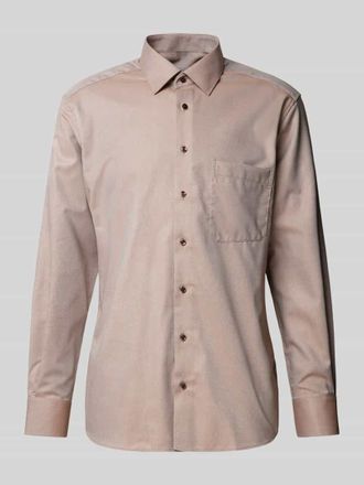 Eterna Comfort Fit Business-Hemd mit Kentkragen in Sand, Gr&ouml;&szlig;e 41