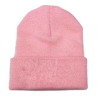 Generic Beanie Hats for Women Slouch Knit Beanie Hat Hats for Women UK Womens Winter Woolly Ladies Warm and Comfortable Casual Wear Pink