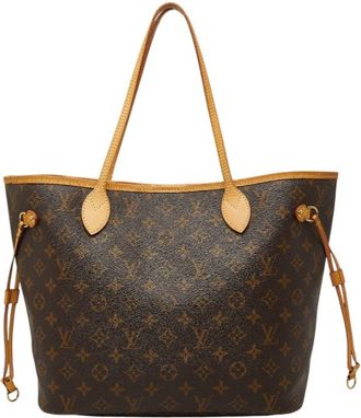 Louis Vuitton Brown Pvc Leather Shoulder Bag Tote Bag (Pre-Owned)