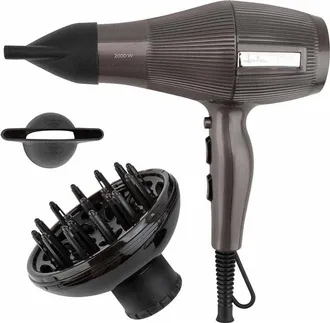Jata Secador De Pelo Profesional Jata Jbsc1290. Secador De Pelo I&oacute;nico. 2200 W. 2 Boquillas Concentradoras Y Un Difusor. 3 Niveles De