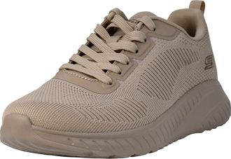 Skechers Womens BOBS Squad Chaos FACE Off, Natural, 38.5 Wide