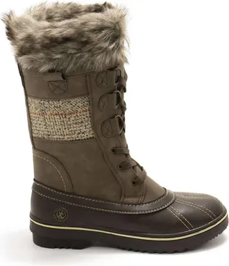Northside Womens Bishop Mid Calf Winter Boots In Dark Brown