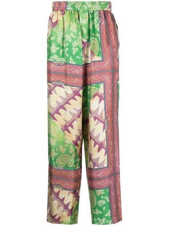 Aries Printed Silk Trousers
