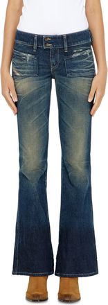 Diesel Bootcut Jeans Low Waist D-Hush,, Zip fly