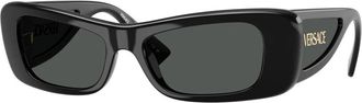 Versace Stijlvolle zonnebril in zwarte tint - Dames - Zonnebrillen - Zwart - 54 MM - Accessoires