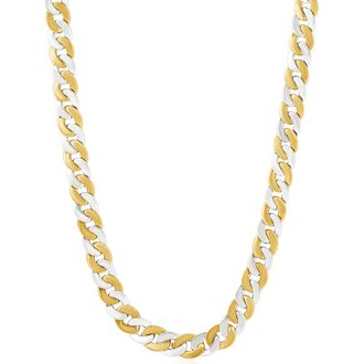 Pompeii3 Mens Cuban 14k Gold (72gram) or Platinum (115gram) 7.5mm Link Chain Necklace 22