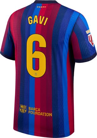 Nike Gavi FC Barcelona Match Home Nike Mens Aero-FIT Soccer Jersey in Red | NN204353813-FCB
