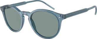 Giorgio Armani AR8211F Asian Fit 607156 Mens Sunglasses Blue Size 54