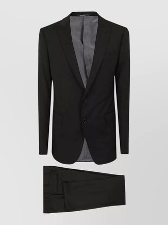 Emporio Armani single breasted jacket back vent notch lapel