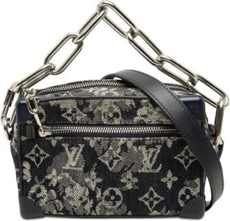 Louis Vuitton Pre-owned Soft Trunk - Dames - Vintage Handtas - Blauw - ONE Size - Vintage