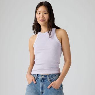 Levi's Essential Racer Tank Top - Womens - XS - Blue