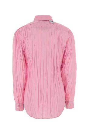 Moschino Womens Pink Jersey Shirt Rosa Exterior: Polyester Cotton Camicie