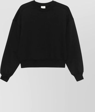 Calvin Klein logo-embroidered cotton crewneck sweatshirt