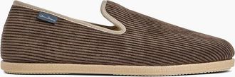 Oliver Sweeney Mens Oliver Sweeney Corduroy Slippers - Brown - Size: UK-9 / us-10 / eu-43