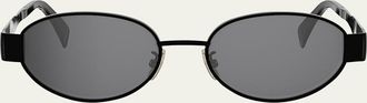 Celine Mens Triomphe Metal Oval Sunglasses