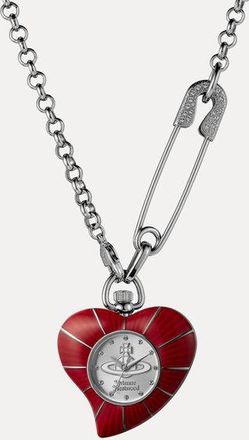 Vivienne Westwood Heart Pendant Watch Stainless Steel Women