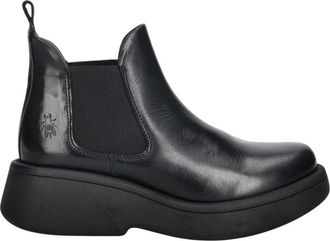 FLY London Mulk 159Fly - Dames - Chelseaboots - Zwart - 40 EU - Leer - Schoenen