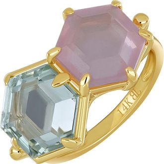 Bony Levy 14K Gold Color Amethyst Ring in 14K Yellow Gold at Nordstrom Rack, Size 6.5