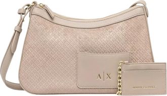 A|X Armani Exchange Dames, Tassen, Beige, Maat: ONE Size Poliester