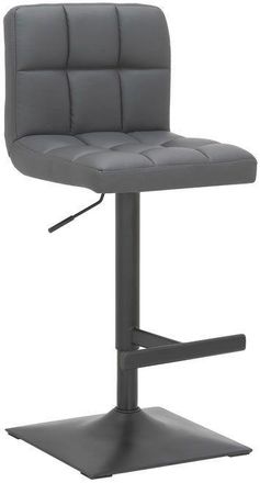 Netfurniture Fenno Matt Charcoal Bar Stool