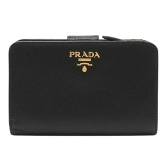 Prada Pre-owned Portafoglio in Pelle Vitello Move - - Pre-owned - Donna - Nero - ONE SIZE