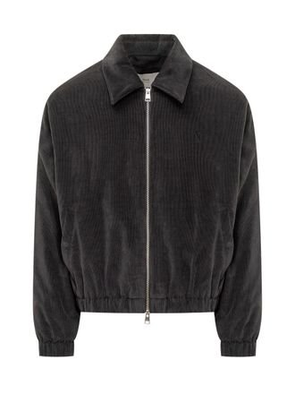 Ami Ami Alexandre Mattiussi Black Corduroy Jacket