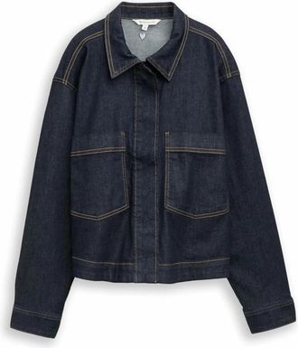 Tom Tailor Denim Jacket - Dames - Jassen - Blauw - Maat: S Denim