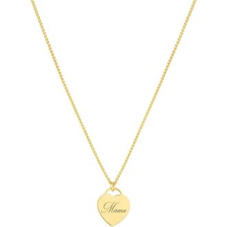 Set & Stones Mama Alice Necklace in Gold at Nordstrom, Size 18