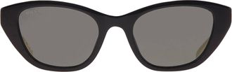Gucci Grey Cat Eye Ladies Sunglasses GG1968S 001 50