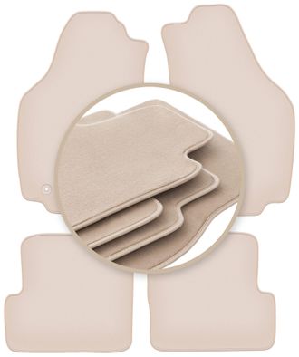 OEM Alfombrillas Beige Premium Para: Lancia Ypsilon Ii Hatchback 2003-2011