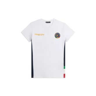 Freddy T-shirt Donna Italia FGI Bianca in Jersey Elasticizzato