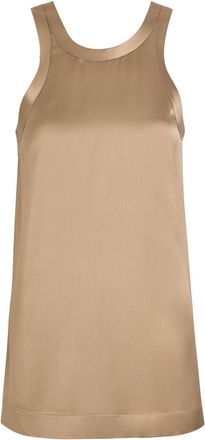 Toteme Satin Tank top - Beige - 34 (UK6 / XS)