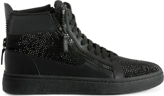 Giuseppe Zanotti Gz94 high-top sneakers - men - Leather/Rubber/Fabric - 41 - Black