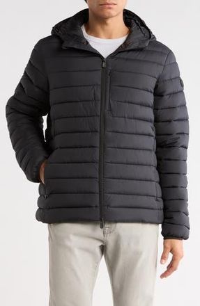 Save The Duck Marco Hooded Matte Puffer Jacket in Black at Nordstrom Rack, Size Xxx-Large