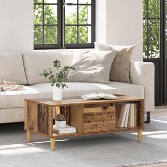 vidaXL vidaXL Tavolino da salotto Legno vecchio 90 x 50 x 26.5 cm