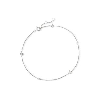 RS Pure by Ross-Simons Diamond Anklet in Sterling Silver