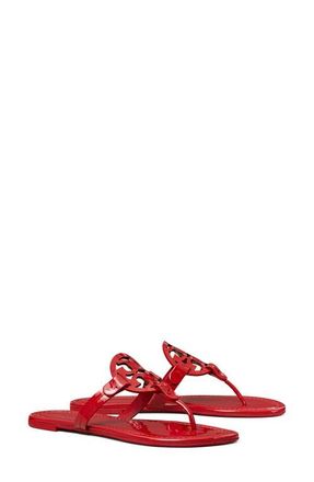 Tory Burch Miller Thong Sandal in Red at Nordstrom, Size 10.5