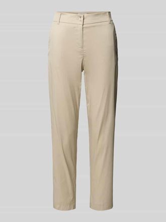 Christian Berg Slim Fit Stoffhose in verk&uuml;rzter Passform in Kitt, Gr&ouml;&szlig;e 34