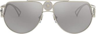 Versace VE2225100287 Gold-Tone Aviator Sunglasses - Gold
