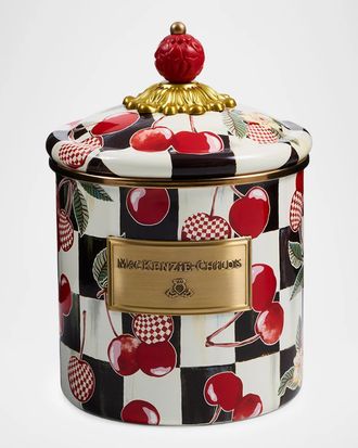 MacKenzie-Childs Mon Cheri Small Canister