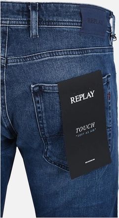 Replay Mens Replay Grover Jeans Denim - Blue - Size: 36/30