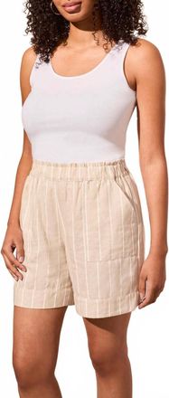 Tribal Womens Pull-On Shorts In Safari