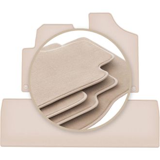 OEM Alfombrillas Premium Beige Para: Seat Alhambra I Monovolumen 1995-2010