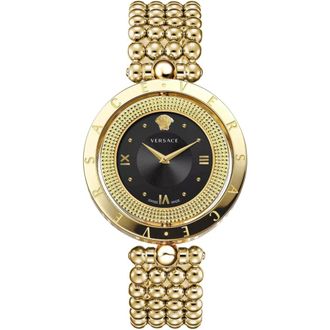 Versace Armbanduhr - Dames - Horloges - Geel - ONE Size - Accessoires