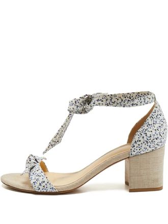 Alexandre Birman Lolita floral-print sandals - White