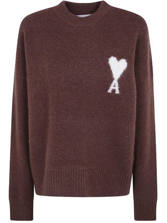 Ami Crewneck Sweater Quota Ami De Coeur